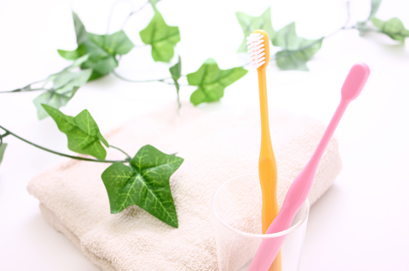 自宅でのブラッシング